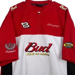 CHASE AUTHENTICS DRIVERS LINE DALE EARNHARDT JR BUD RACING JERSEY MENS XL NASCAR